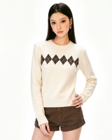 Argyle Band Knit
