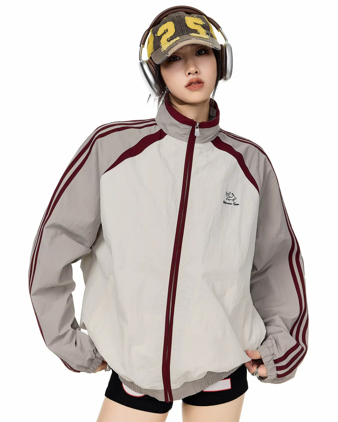 Two-Tone Stripe Jacket
