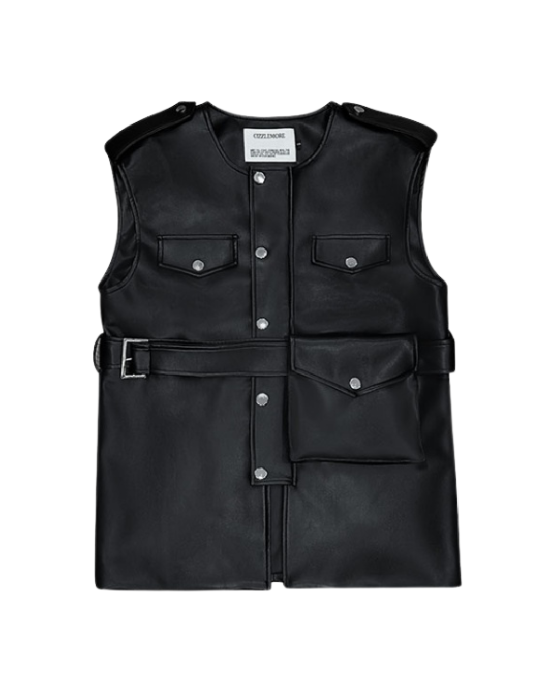 Vegan Leather Waistcoat