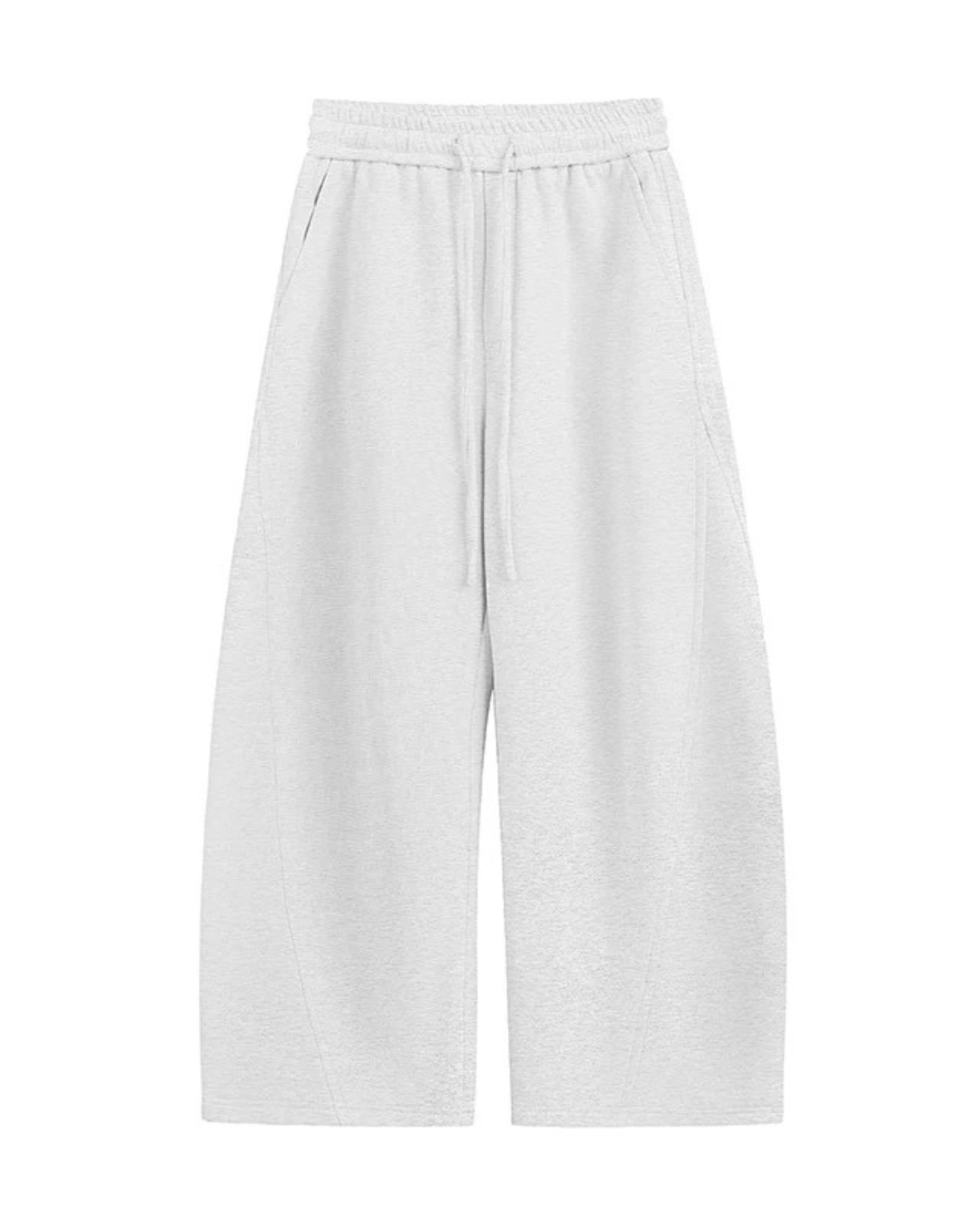 Draped Wide Fit Sweat Trousers