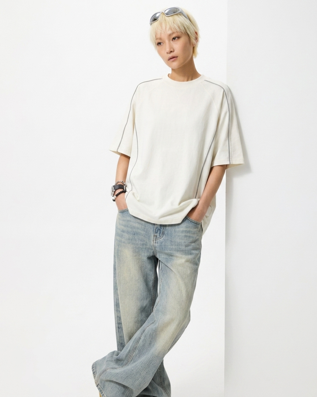 Piping Line Drop Shoulder Tee