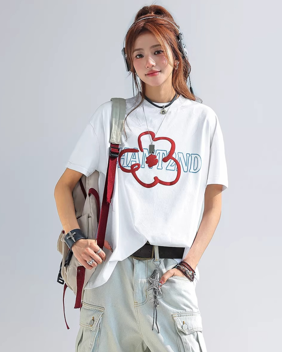 Bloom Outline Logo Tee