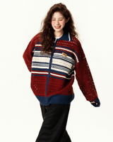 Intro Track Zip Cardigan