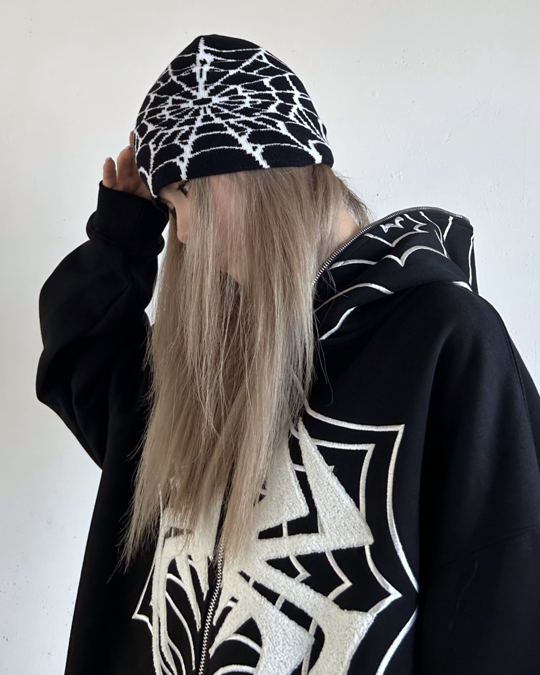 Spider Pattern Beanie