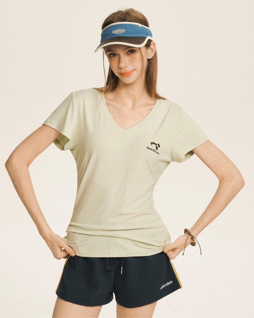 Slim Fit V-Neck Athletic Tee