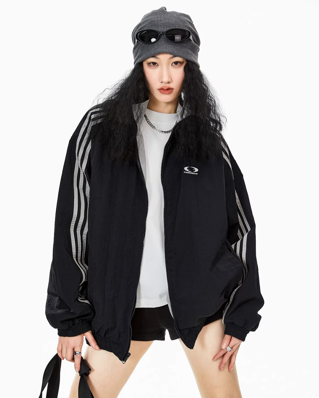 Reversible Classic Nylon Track Jacket