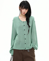 Mint Sheer Cardigan