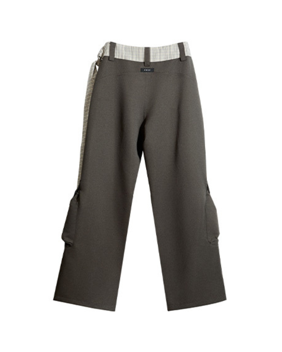 Tie Belt Baggy Cargo Pants