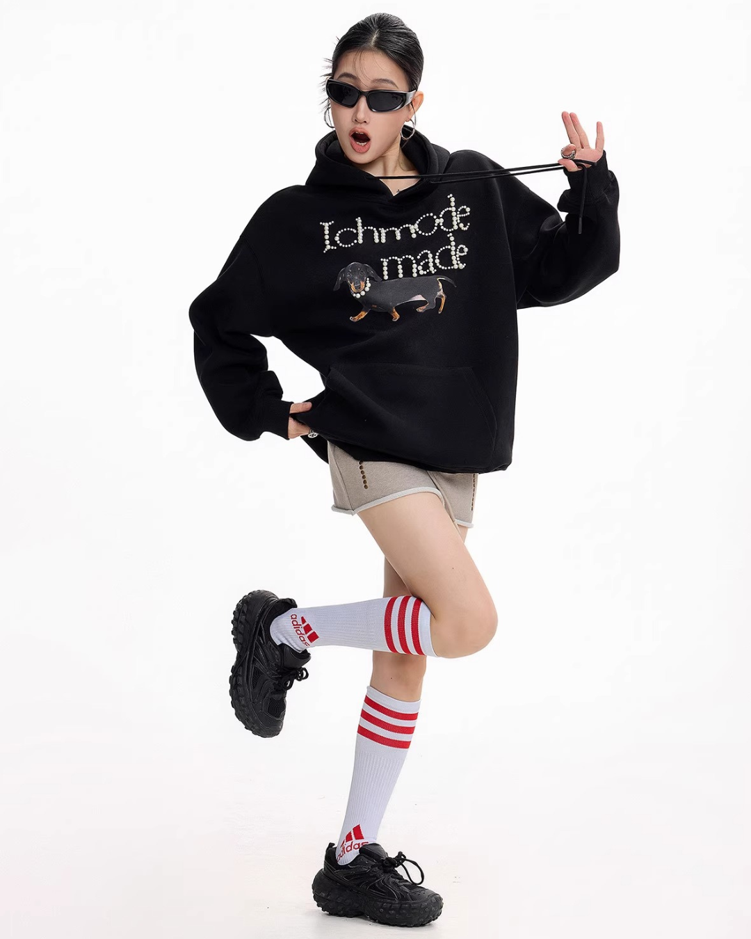 Pearl Logo Dog Hoodie