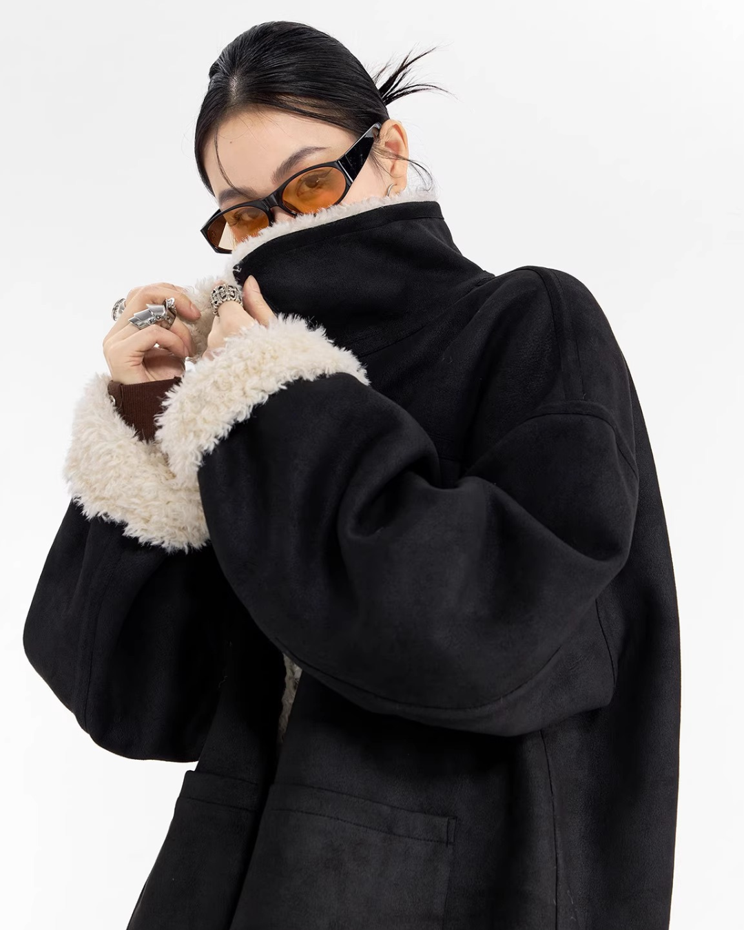 Boa Shearling Oversized Jacket