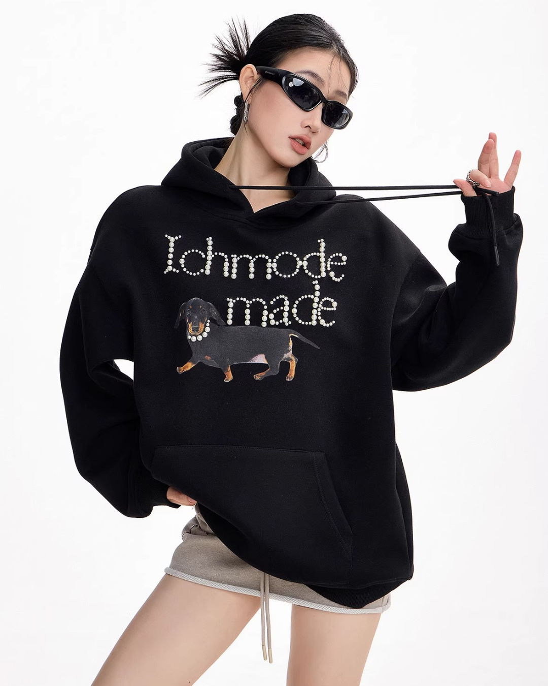 Pearl Logo Dog Hoodie