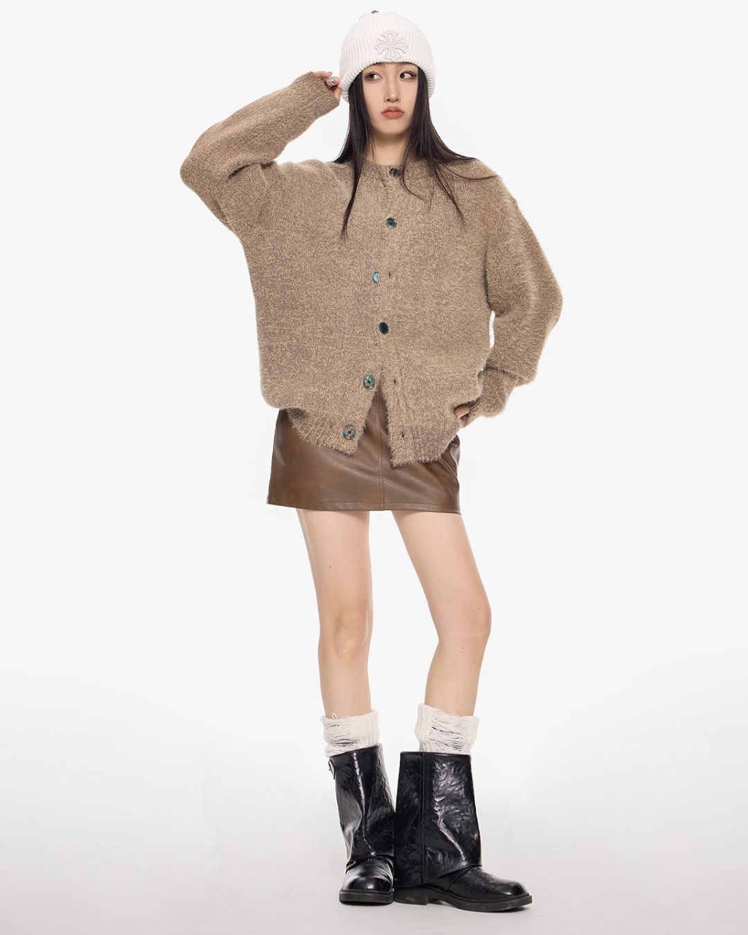 Soft Texture Knit Cardigan