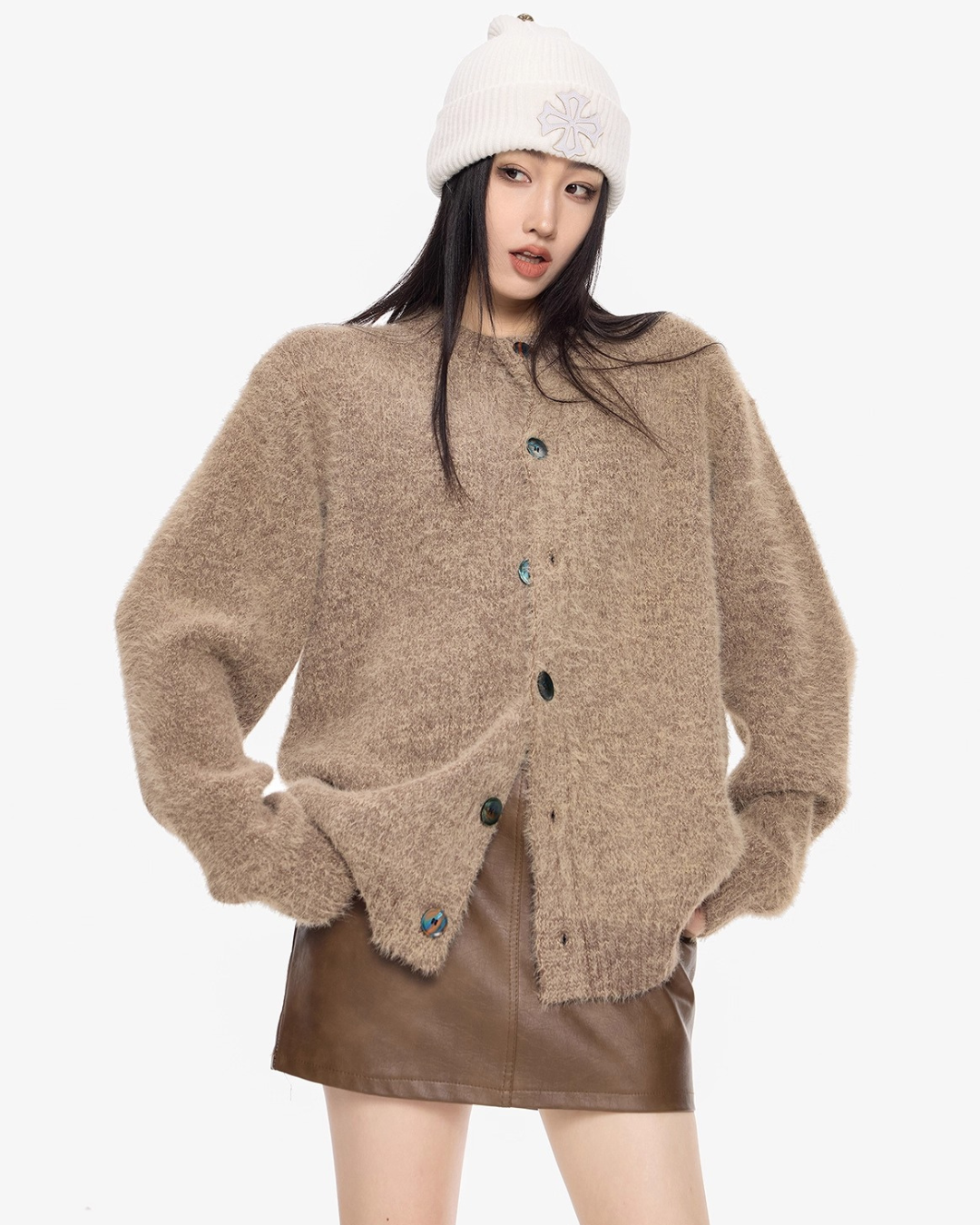 Soft Texture Knit Cardigan