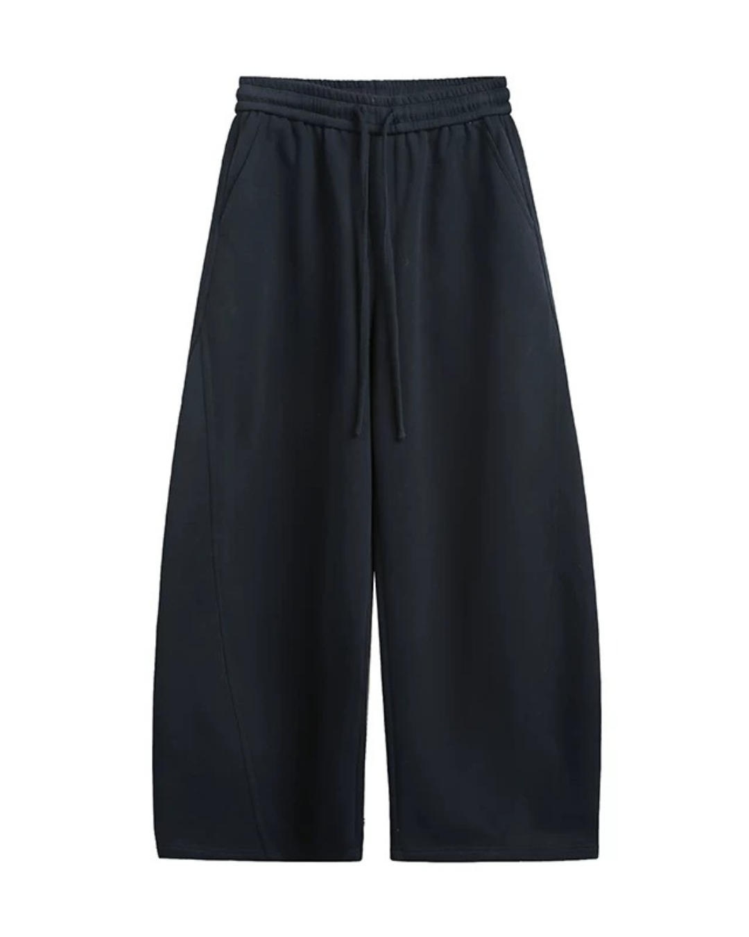 Draped Wide Fit Sweat Trousers