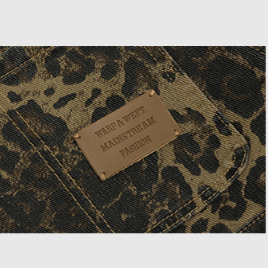 Leopard Print Overalls