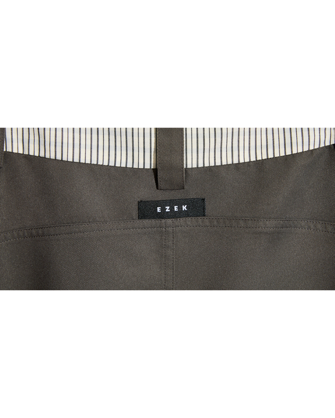 Tie Belt Baggy Cargo Pants