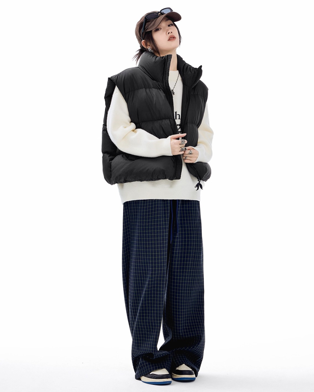 Pearl Letter Knit Sweater