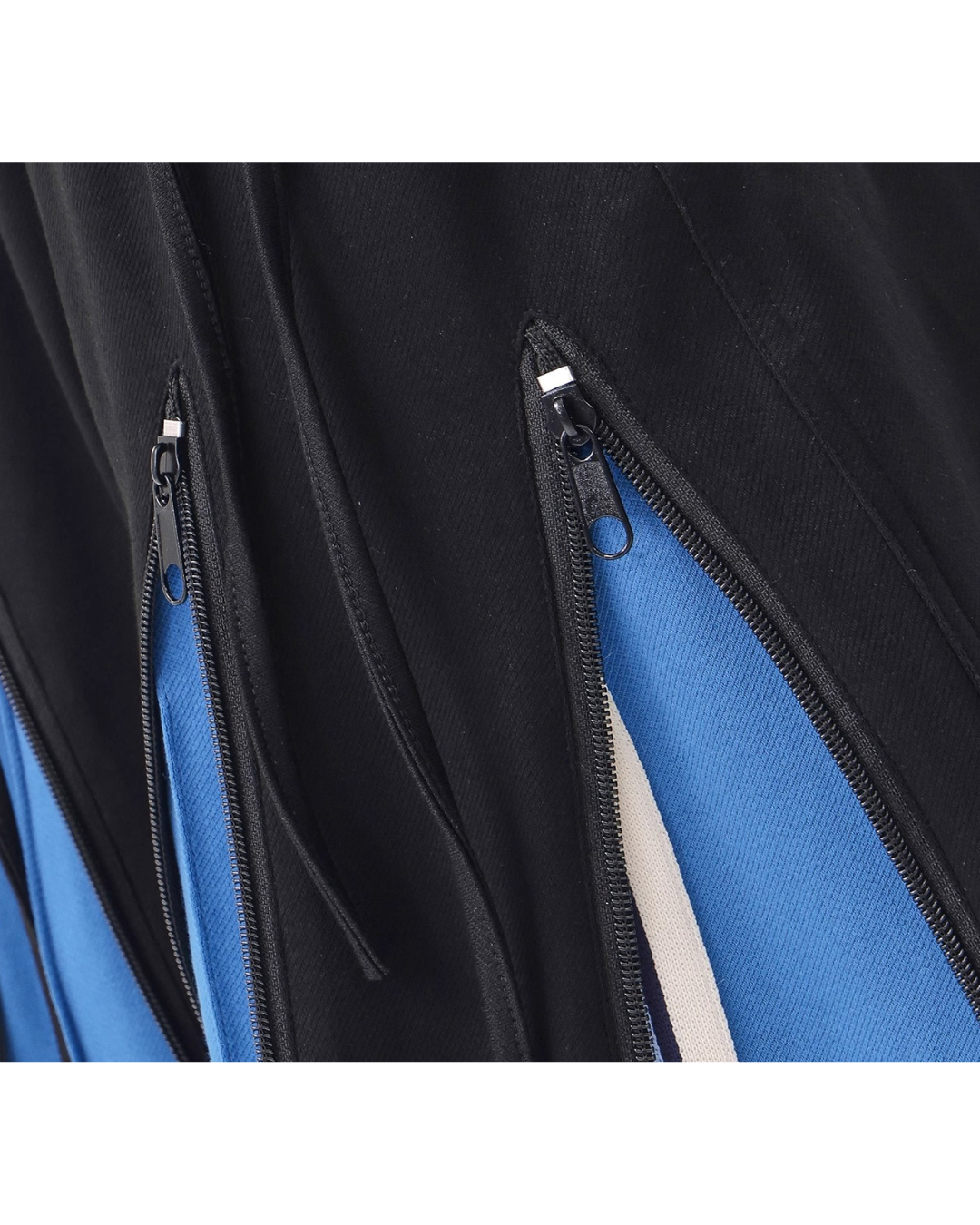 Dual Tone Zip Track Pants