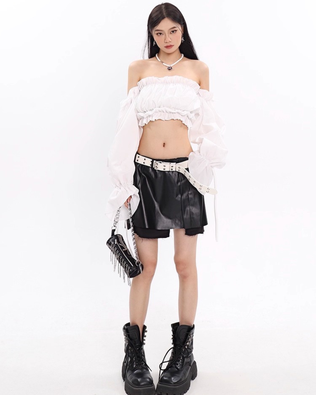 Star Hole Double Belt