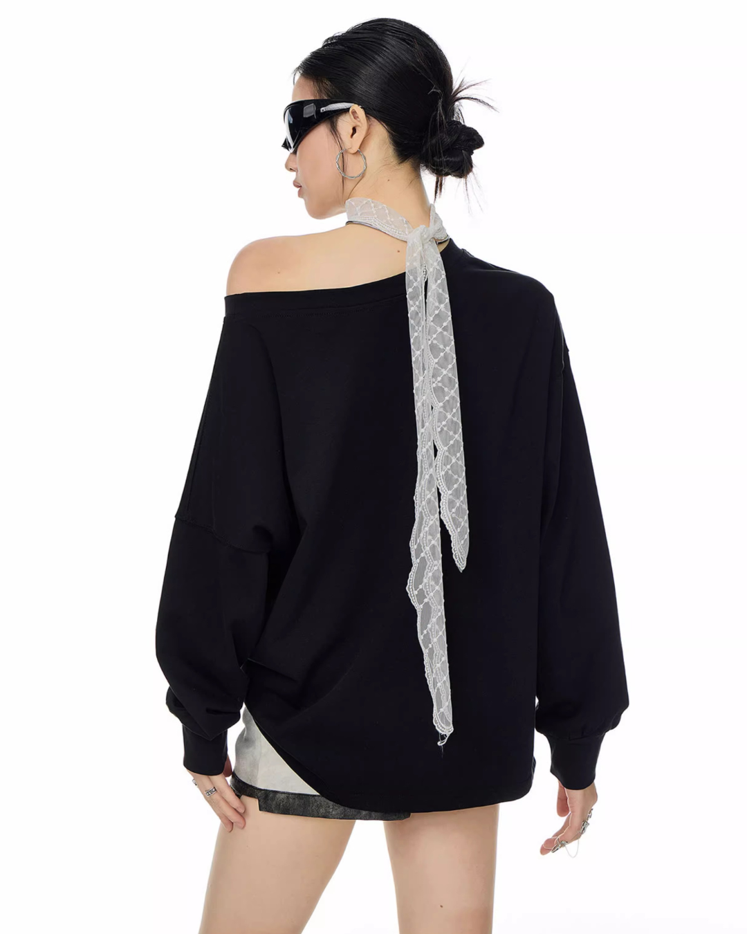 Dachshund Print Long Sleeve Tee