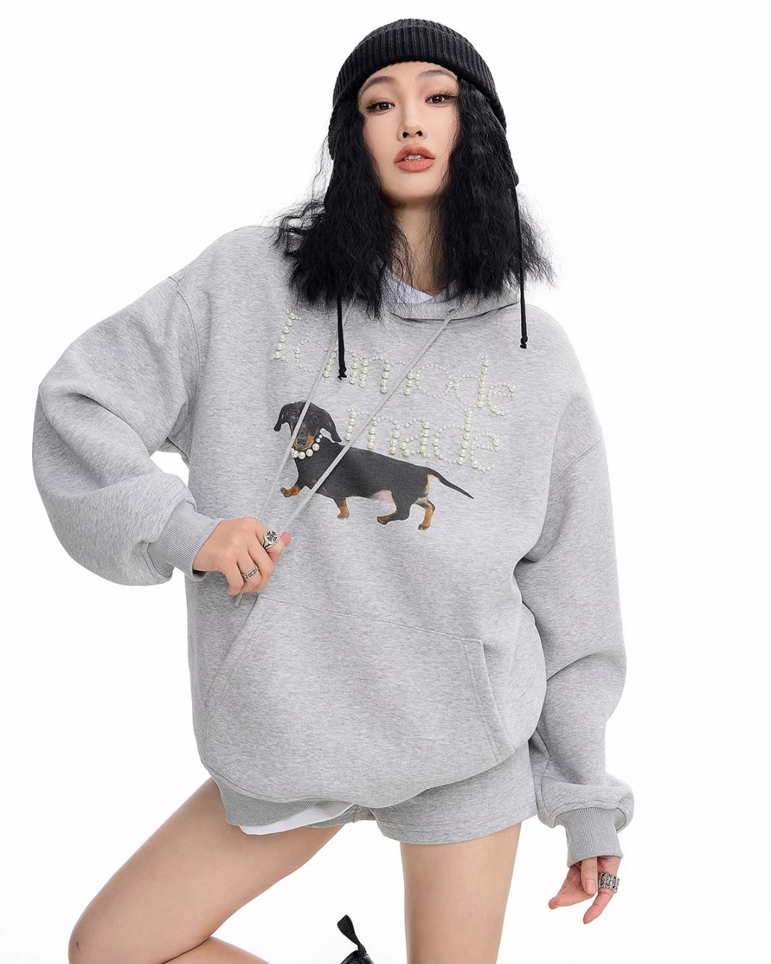 Pearl Logo Dog Hoodie