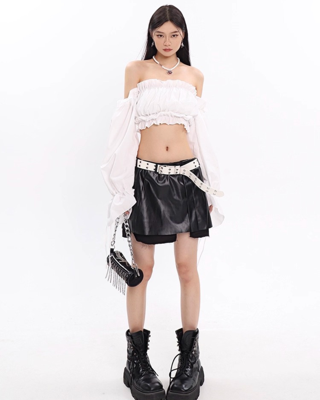 Star Hole Double Belt