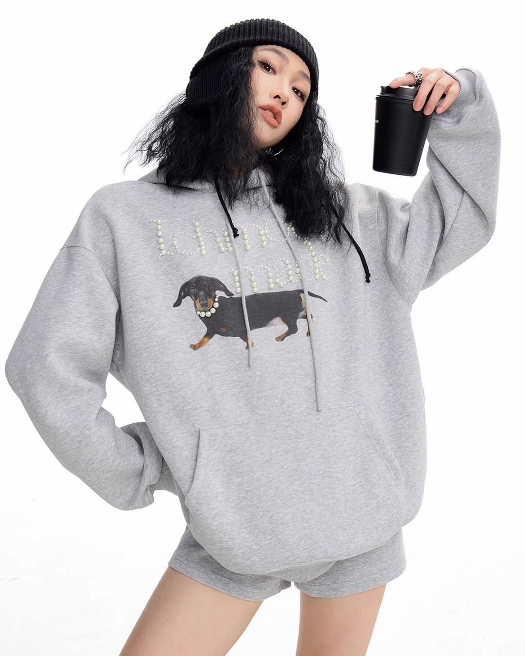 Pearl Logo Dog Hoodie