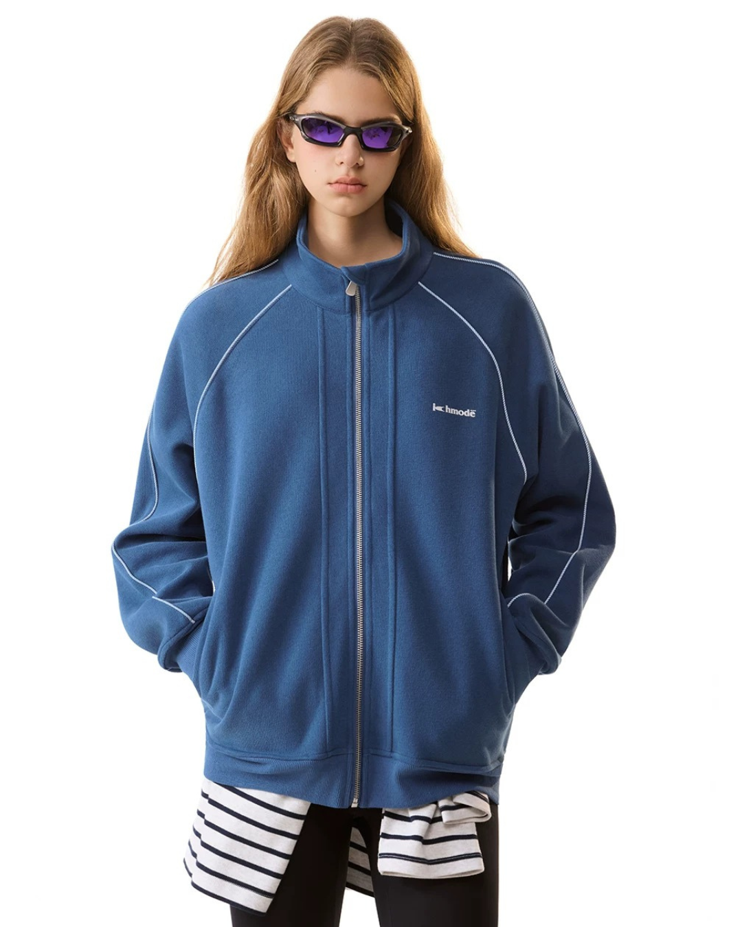 Piped Seam Track Jacket
