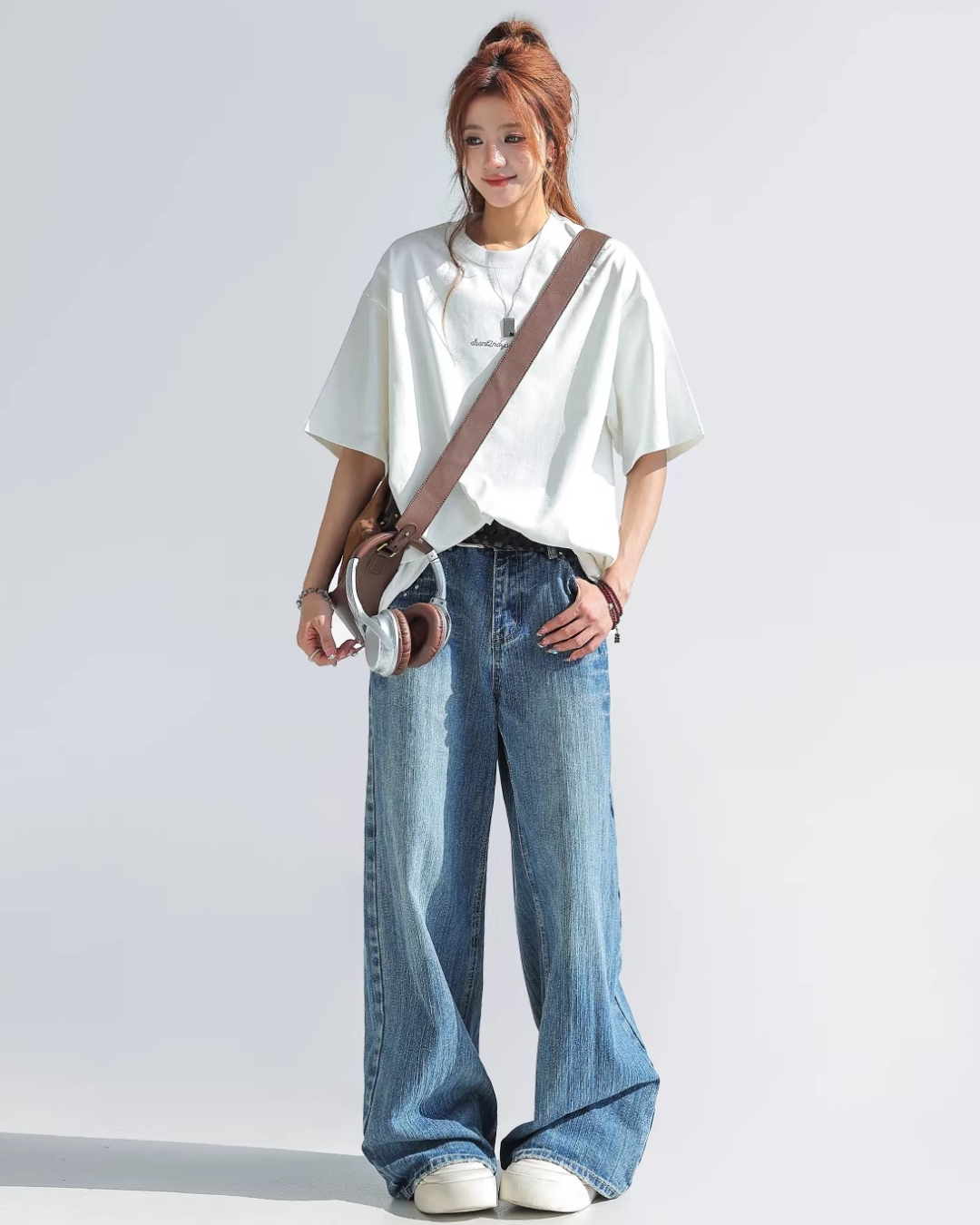 Colorful Flora Embroidery Tee