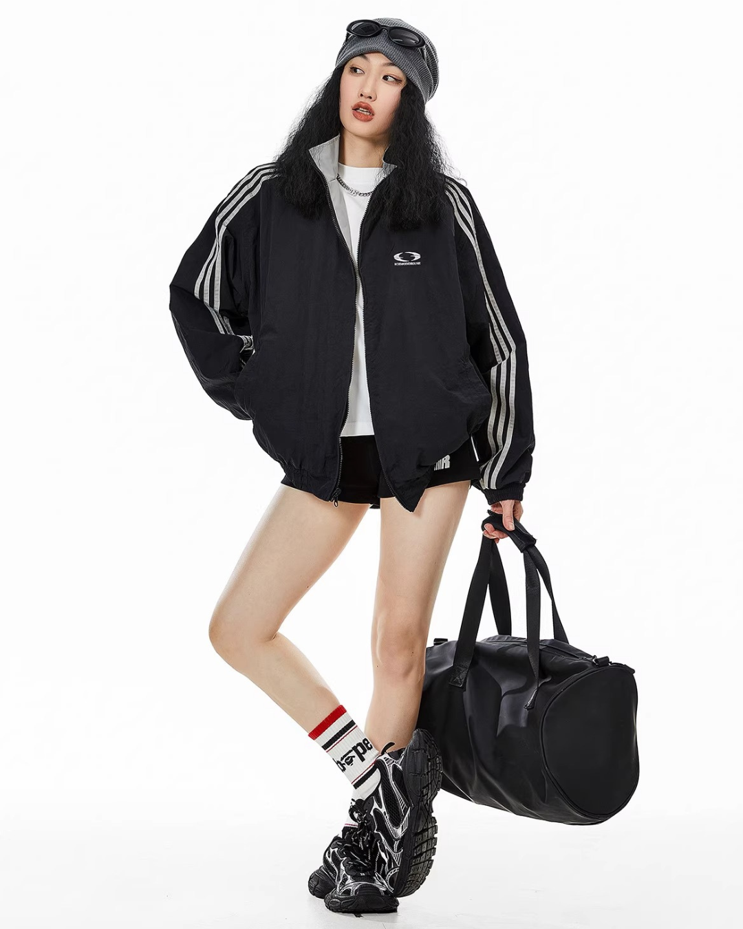 Reversible Classic Nylon Track Jacket