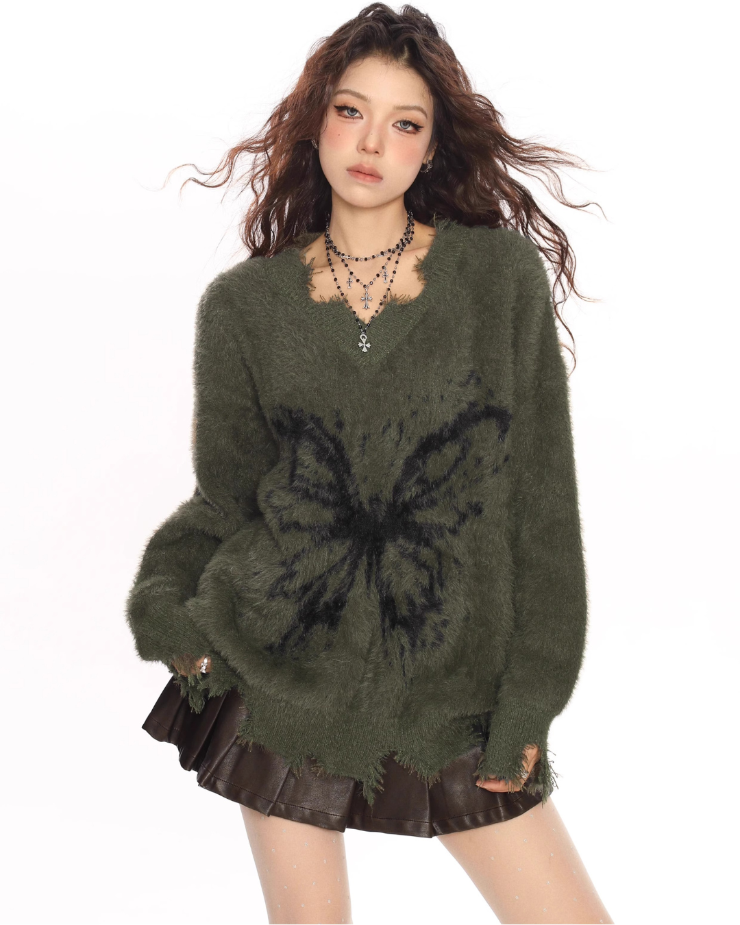 Ethereal Fringe Butterfly Knit