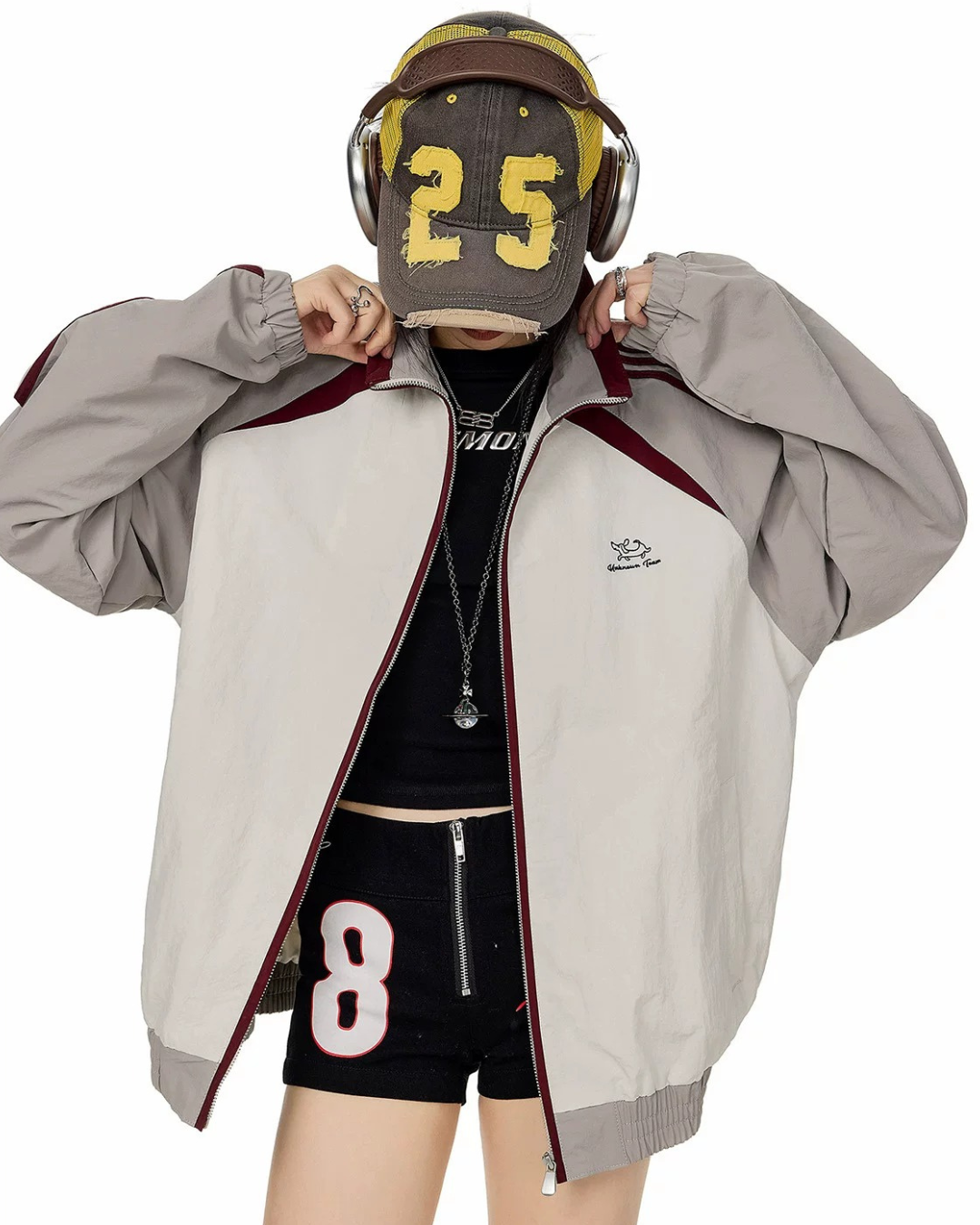 Two-Tone Stripe Jacket