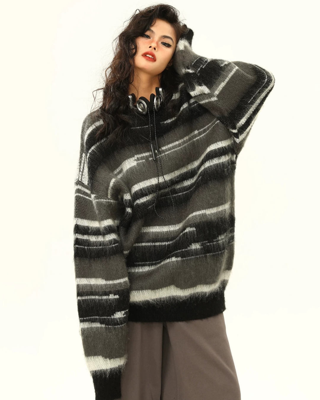 Brushed Stripe Knit