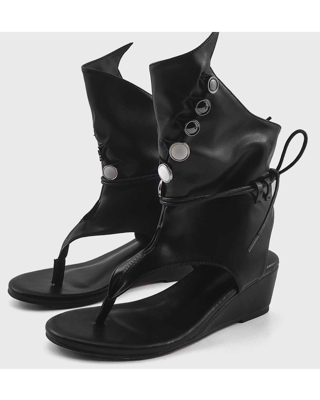 Thong Ninja Leather Boots