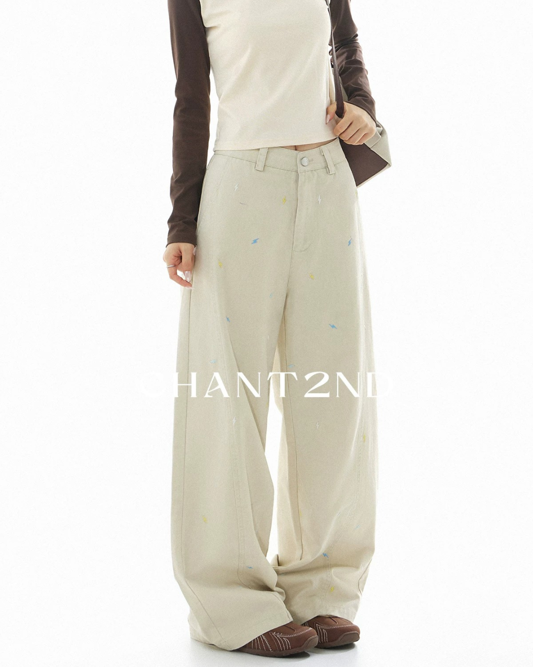 Embroidered Bolt Trousers