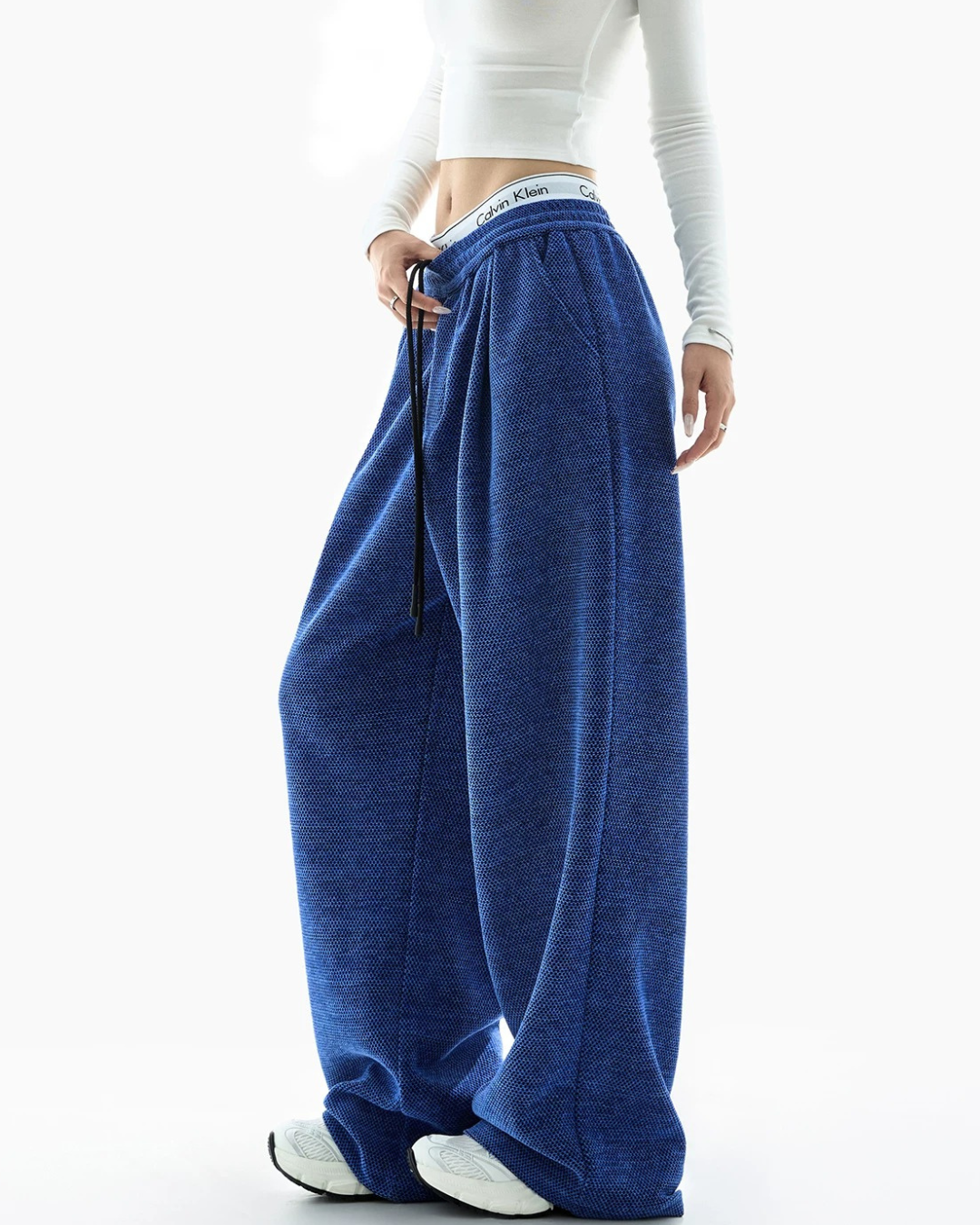 Melange Mesh Sweatpants