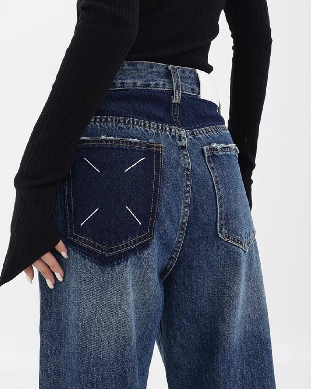X-Stitch Wide Denim