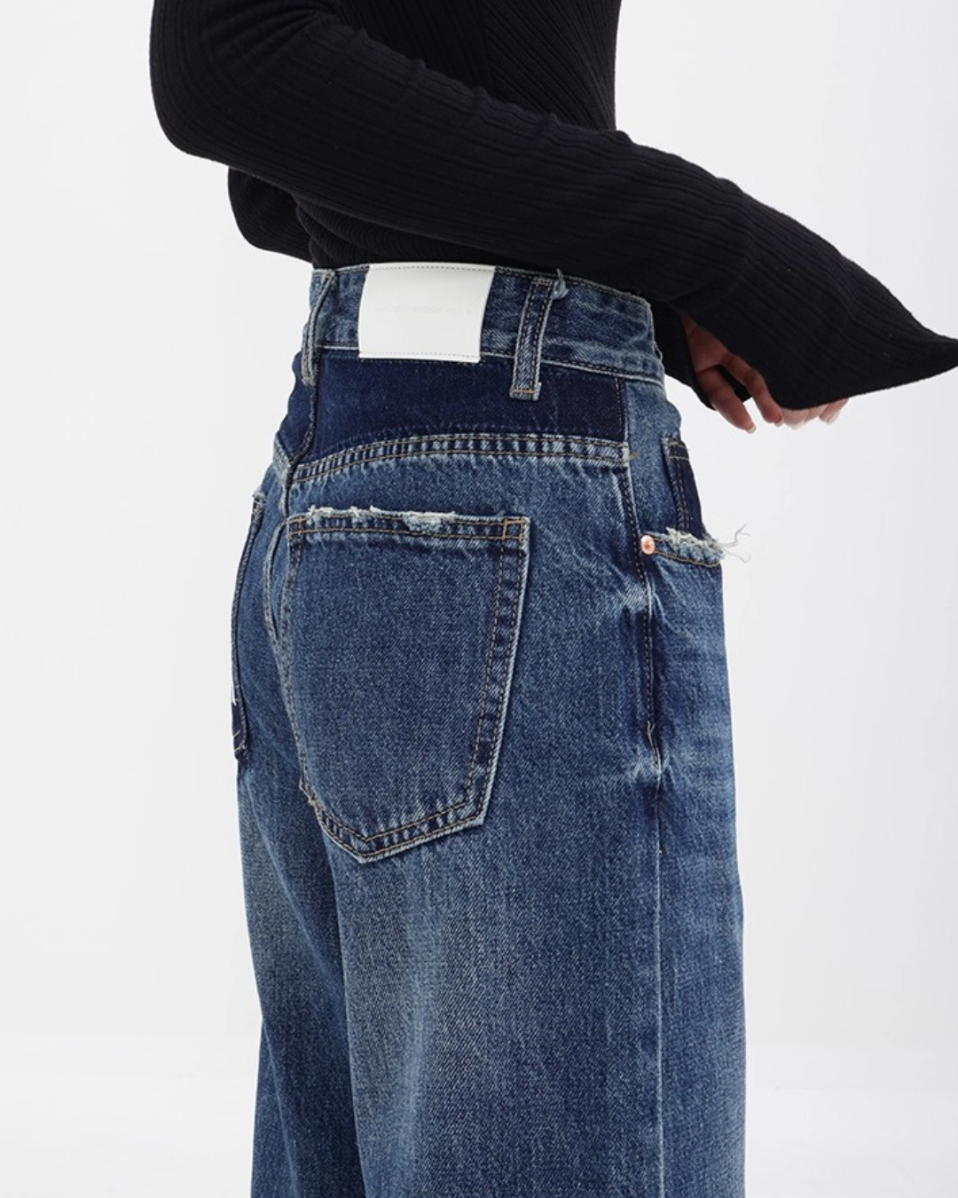 X-Stitch Wide Denim