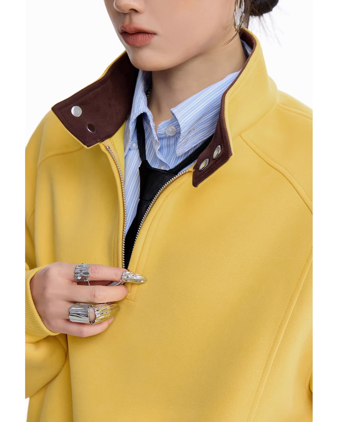 Half Zip Sweat Pullover