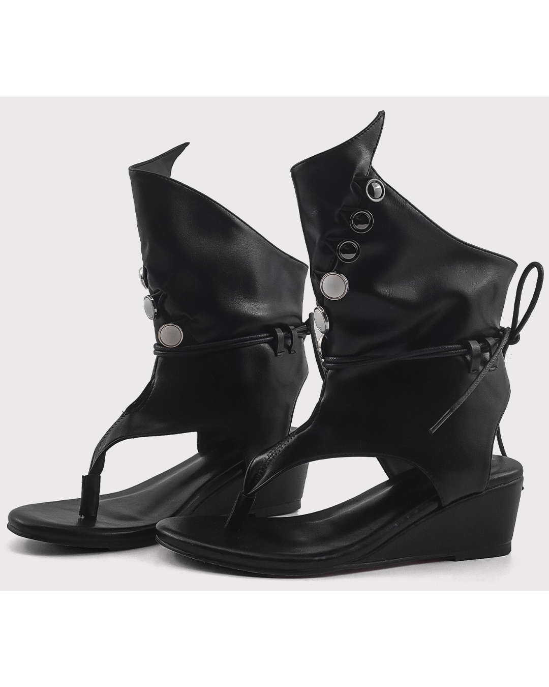 Thong Ninja Leather Boots