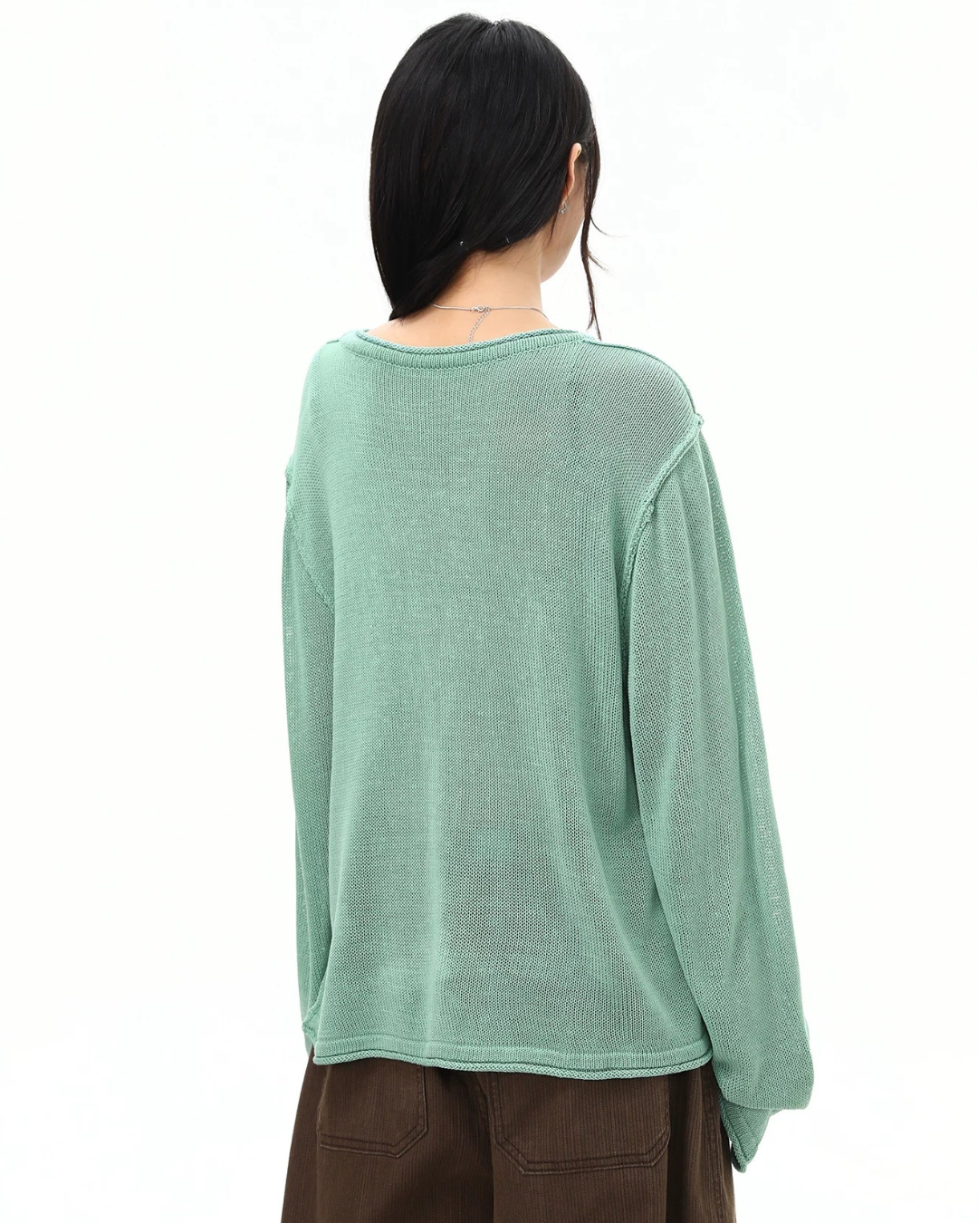 Mint Sheer Cardigan
