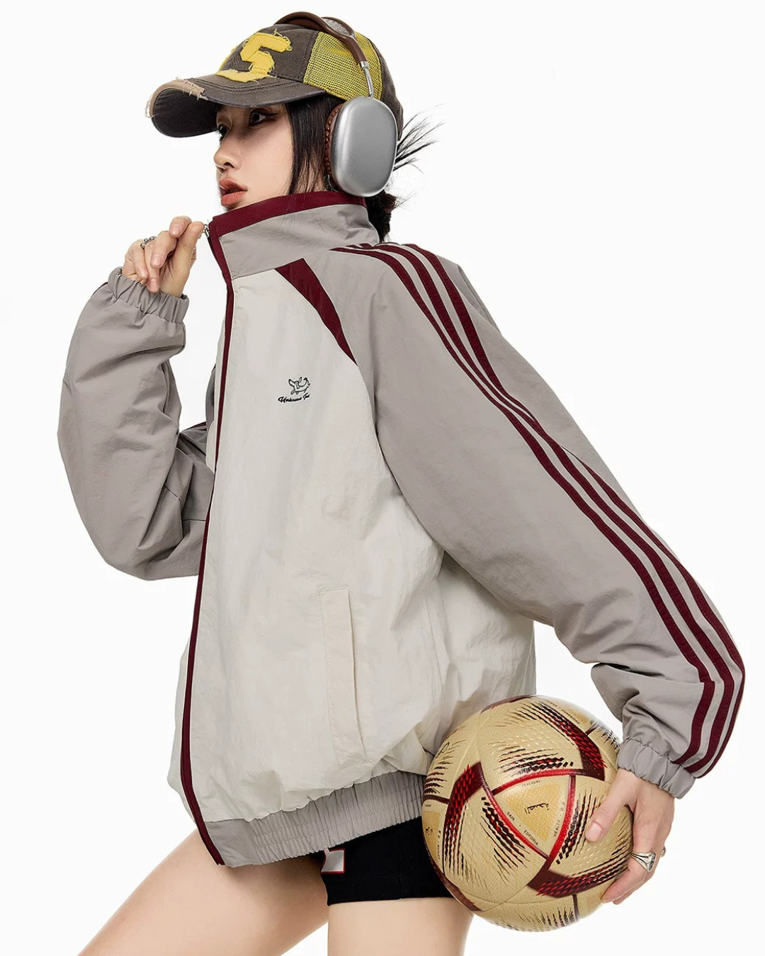 Two-Tone Stripe Jacket