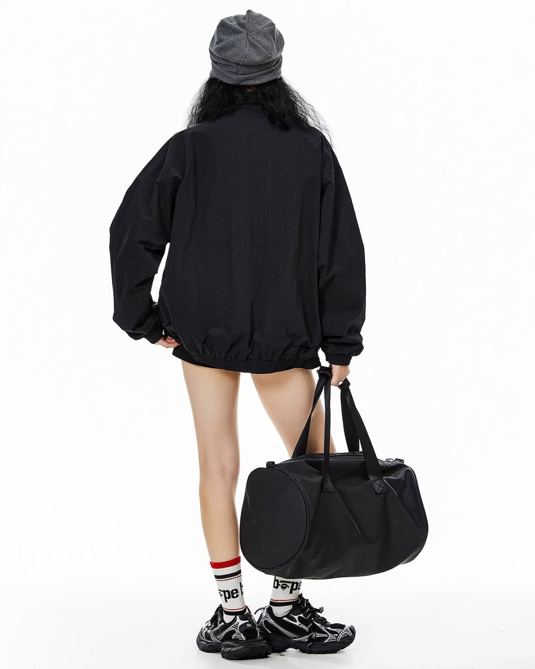 Reversible Classic Nylon Track Jacket