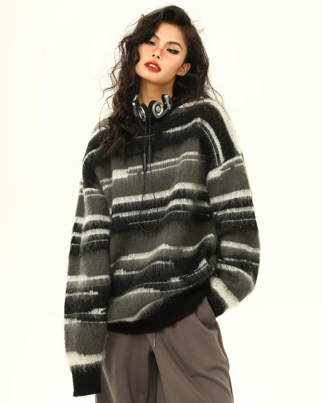 Brushed Stripe Knit