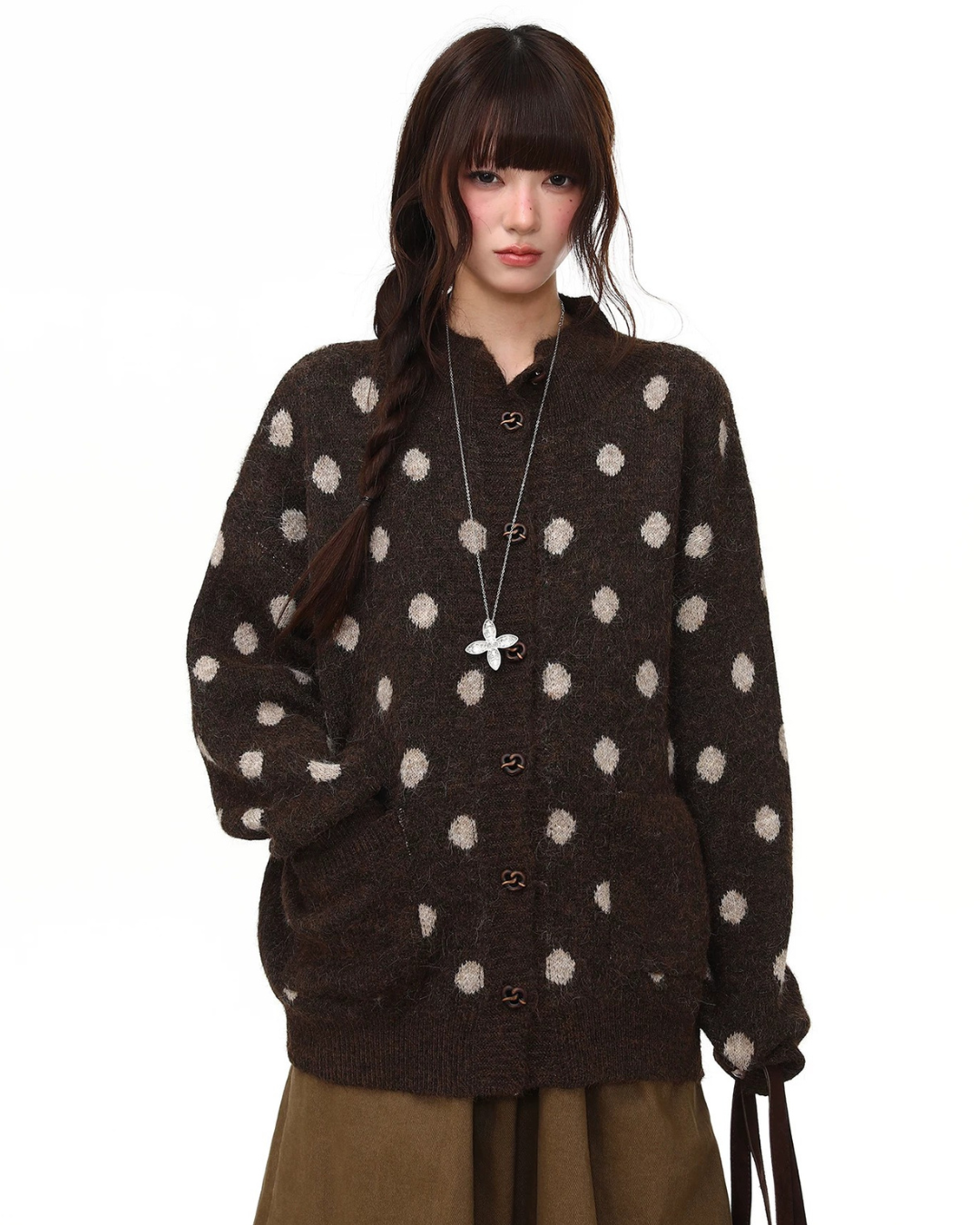 Coquette Dot Cardigan