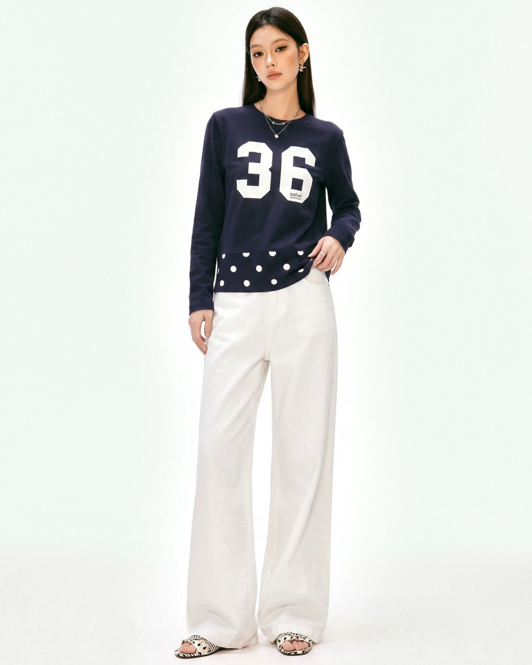 Dot Hem Varsity 36 Tee