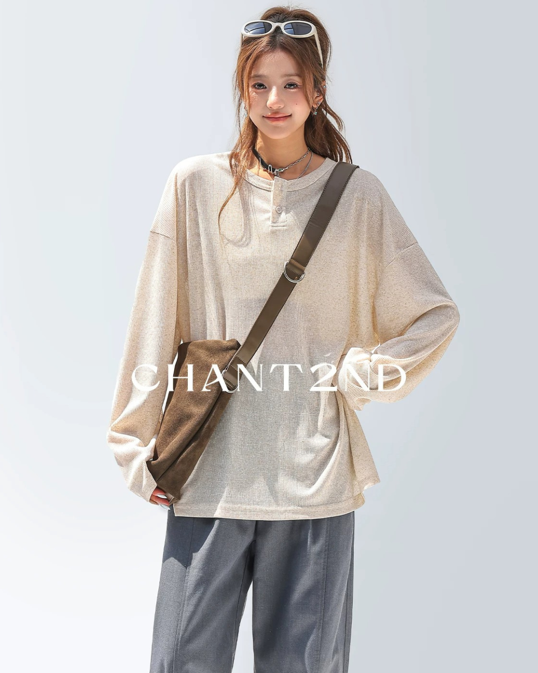 Oversized Heather Henley