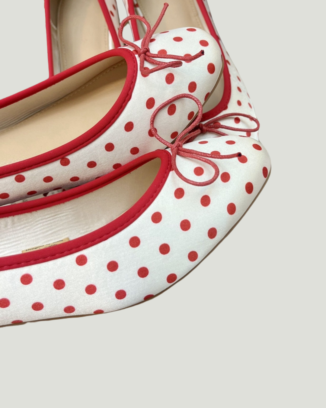 Retro Ballet Ribbon Pumps