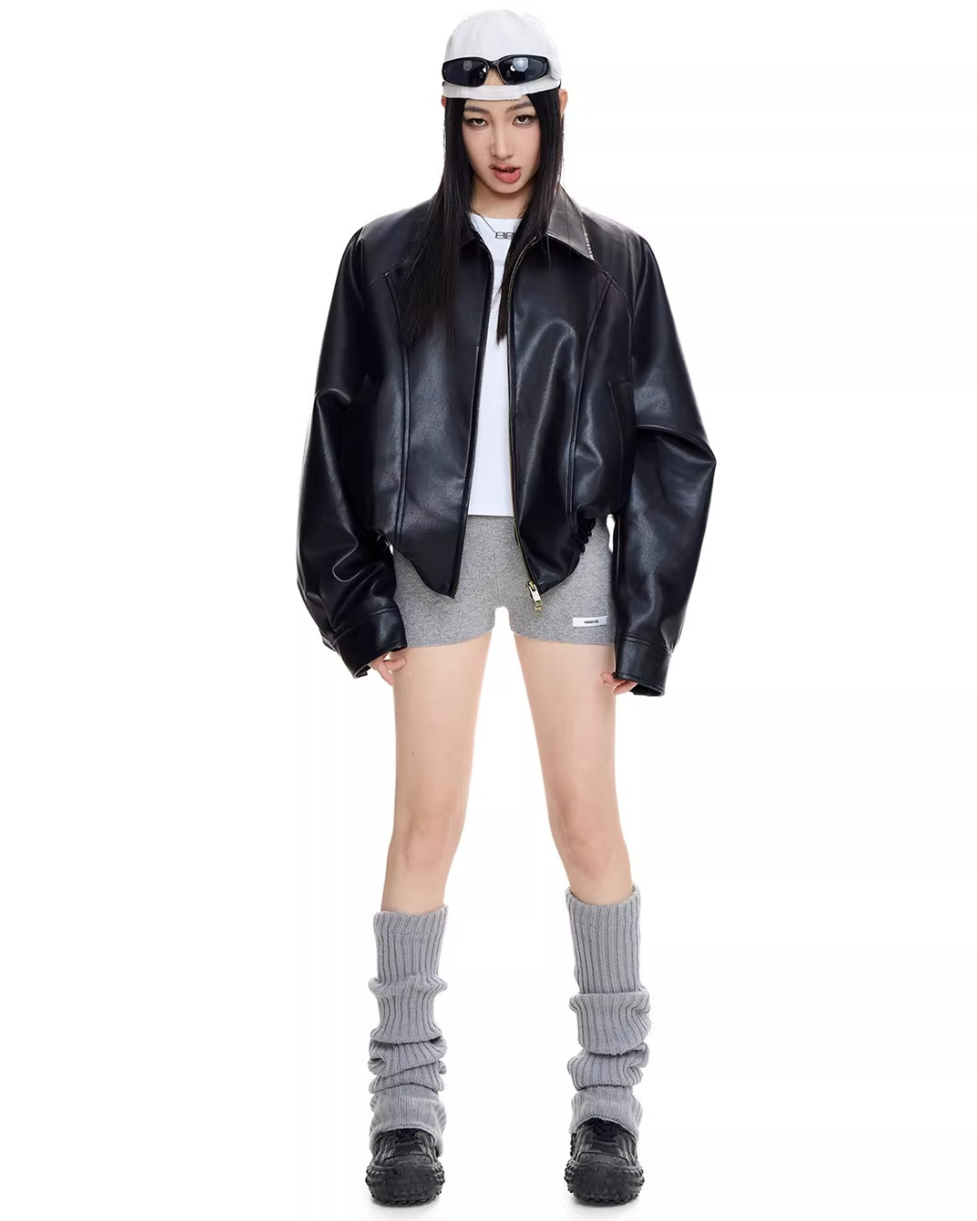 Soft Vegan Leather Balloon Jacket Soft Vegan Leather Balloon Jacket