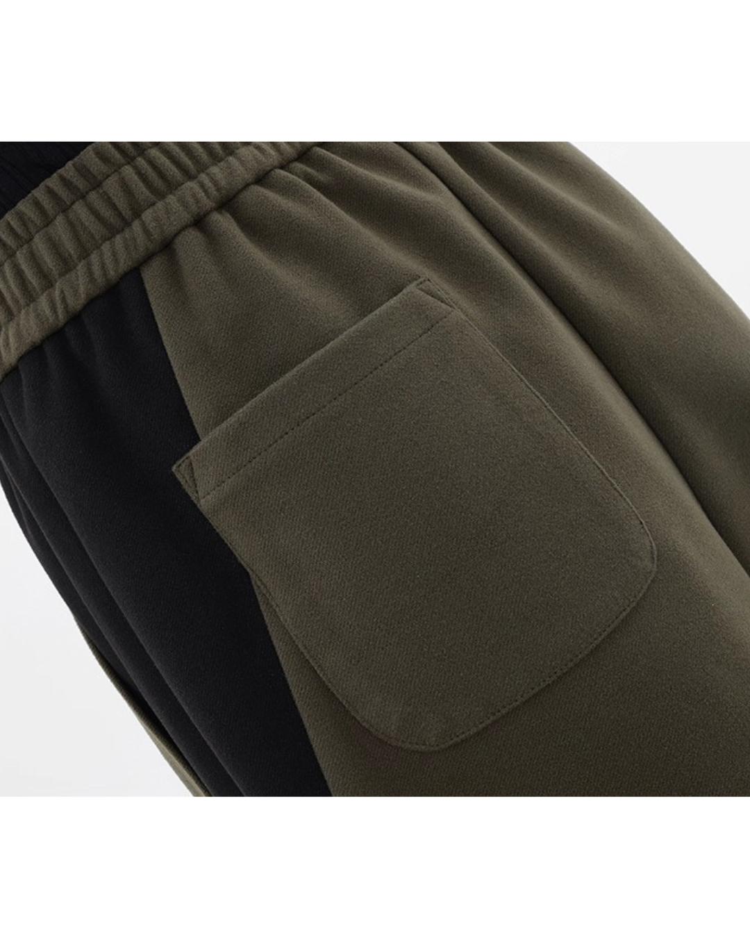 Contrast Line Wide Pants